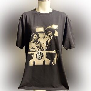 Get ready to groove! Our James Brown & Don Cornelius Soul Train shirt rocks! 🎉✨